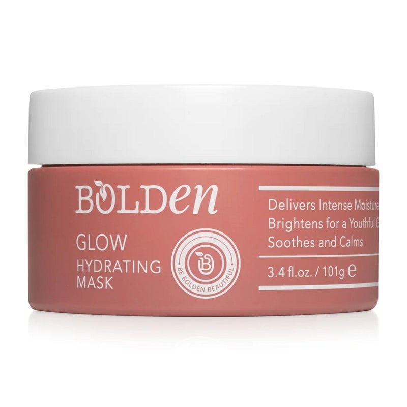 BOLDEN GLOW Hydrating Mask | Deep Moisturizing Facial Mask for Dry Skin | Gently Hydrating Hyaluronic Acid Moisturizer | Non-Comedogenic | 3.4 Fl Oz - Image 1